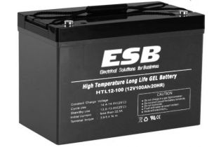 Тяговый аккумулятор ESB HTL12-100 (100Ач, 12В, Gel)