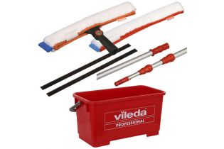 Ведро Vileda Professional Эволюшн 25л, для мытья окон, красное