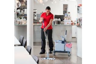 Тележка уборочная Vileda Professional УльтраСпид Про, 25л/10л, на платформе, с ручкой