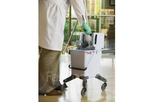 Одноведерная система с вертикальным отжимом Vileda Professional Vileda УльтраСпид 25л, на колесах, без ручки