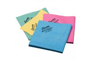 Салфетка хозяйственная Vileda Professional МикронКвик 38х40см, зеленая, 170637