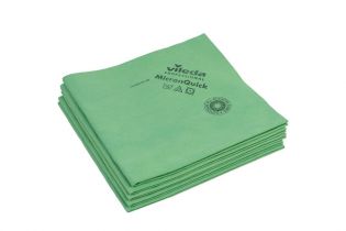 Салфетка хозяйственная Vileda Professional МикронКвик 38х40см, зеленая, 170637