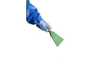 Скребок HACCPER полипропиленовый, 100 мм, зеленый