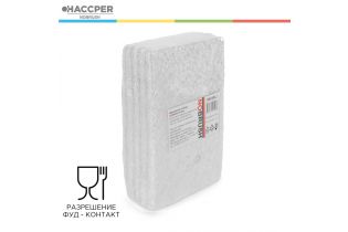 Абразивный лайнер HACCPER NoBrush S-liner мягкий, белый, 150х100х9 мм