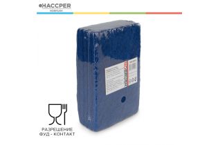 Абразивный лайнер HACCPER NoBrush S-liner, средней жесткости, синий, 150х100х9 мм
